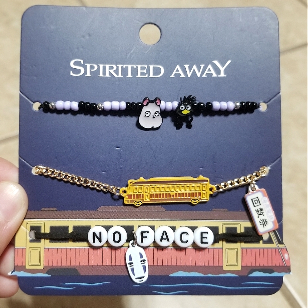 Studio Ghibli Spirited Away 3pc Bracelet Set